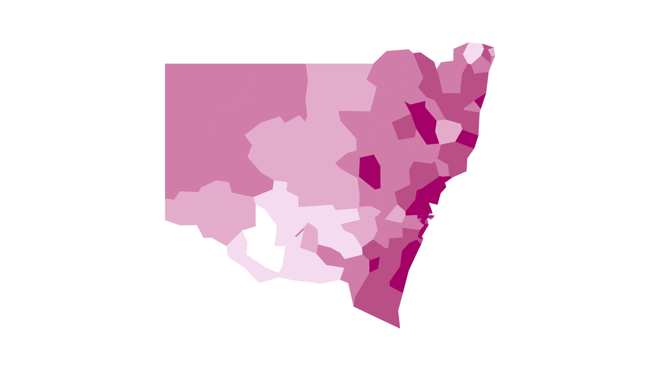 Map image of NSW and ACT