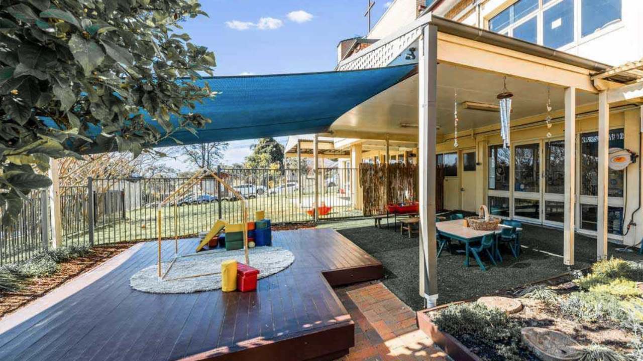 Covered outdoor learning area.