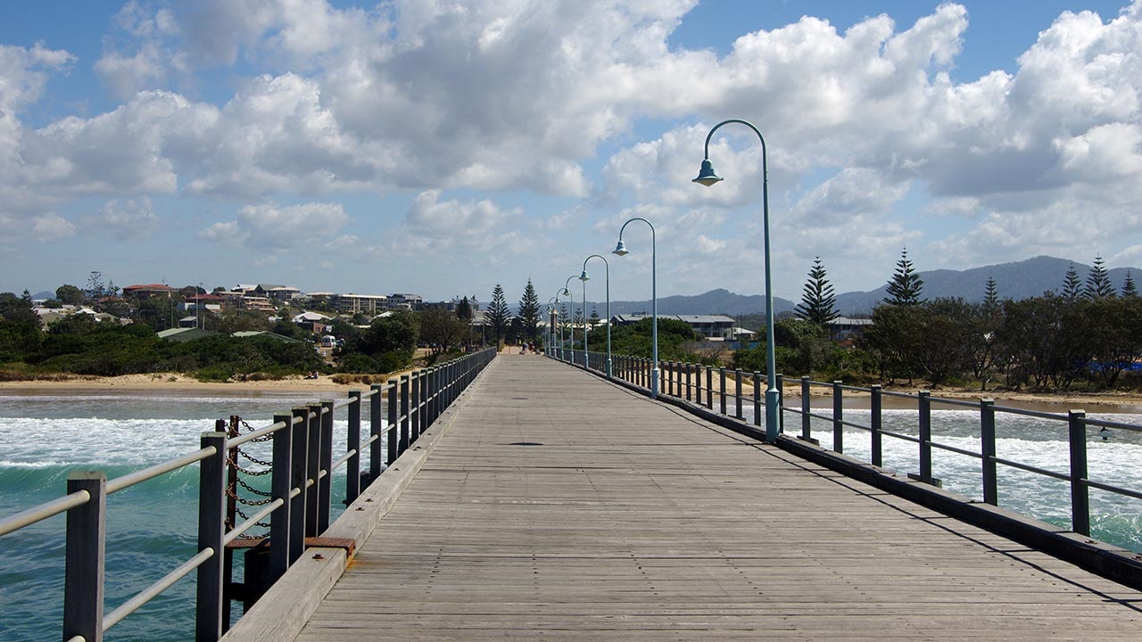 A jetty in Coffs Harbour