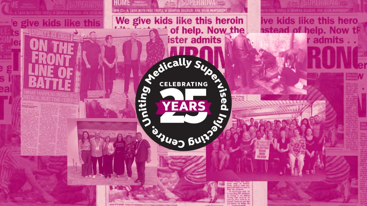 The first safe injecting centre in the Southern Hemisphere celebrates 25 years
