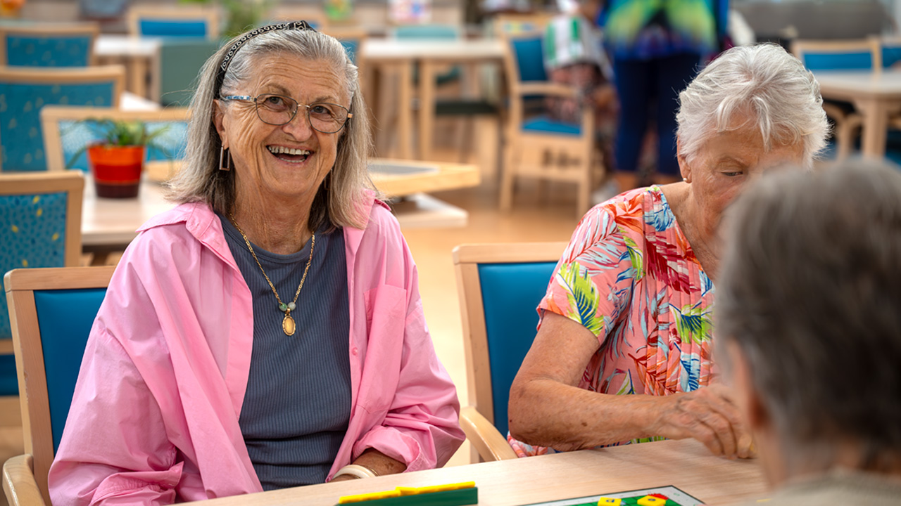 Group of women playing a board game Group of women playing a board game