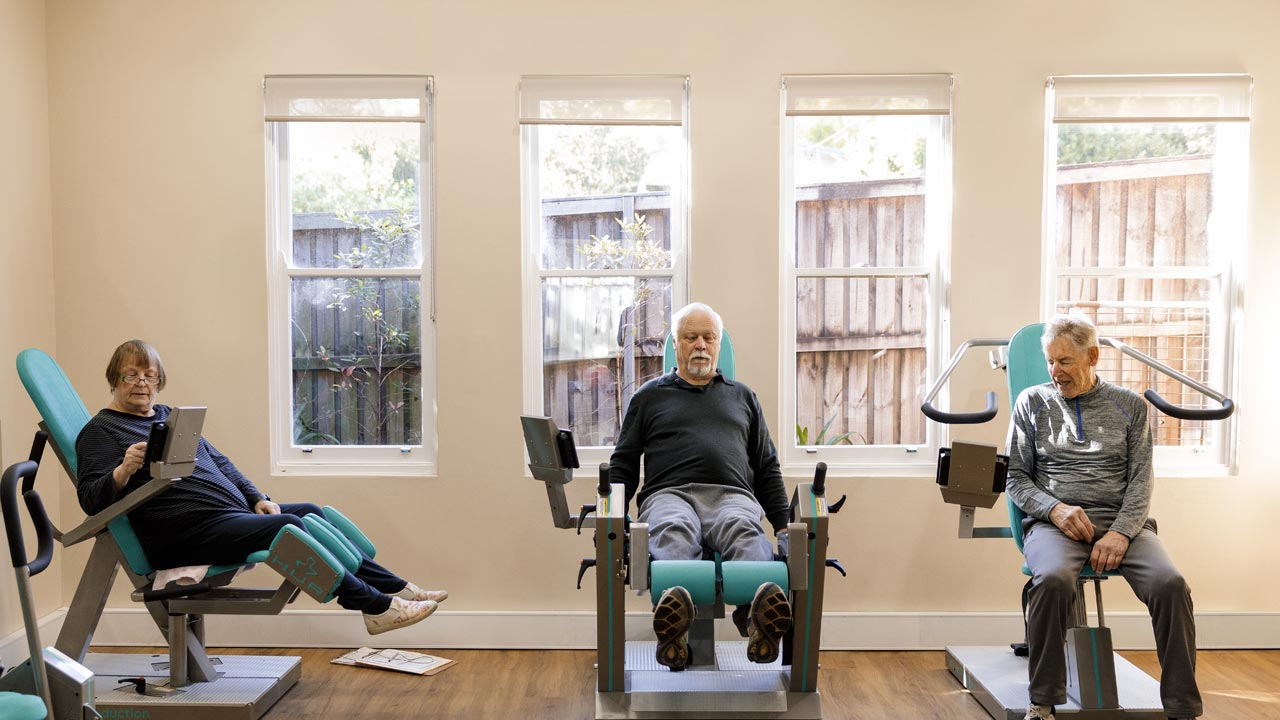 Seniors' gyms