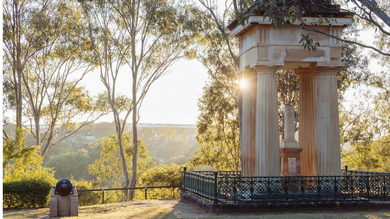 Sunrise over Parramatta Park