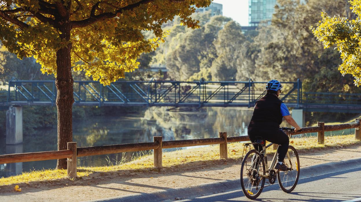 Cycle ride in Paramatta park